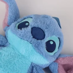 Mochila Infantil de Peluche Stitch 100% Poliéster - Azul