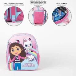Mochila Infantil Escolar Gabby's Dollhouse