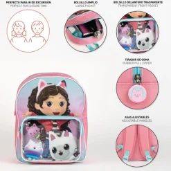 Mochila Infantil Gabby's Dollhouse - Ideal para Pequeñas Aventureras