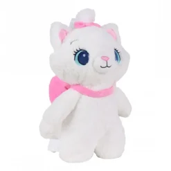 Mochila Infantil Peluche Disney 100% Poliéster Blanca