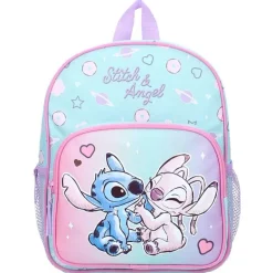 Mochila Infantil Stitch y Angel de Lilo y Stitch 31x25,5x2,7 cm