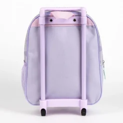 Mochila Infantil Trolley 3D de Stitch en Lila