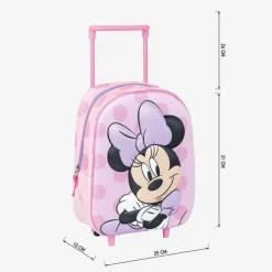 MOCHILA INFANTIL TROLLEY 3D MINNIE