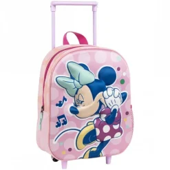 Mochila Infantil Trolley 3D Minnie