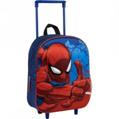 Mochila Infantil Trolley 3D Spiderman