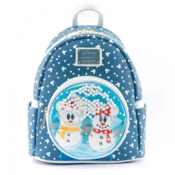 Mochila Loungefly Disney Minnie y Mickey Déjalo Nevar