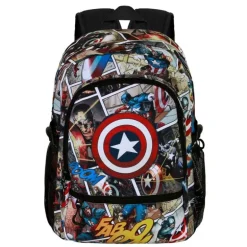 Mochila Marvel Capitán América Comic Fight FAN 2.2 Multicolor