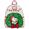 Mochila Mini Holiday Peanuts por Loungefly - Alta Calidad