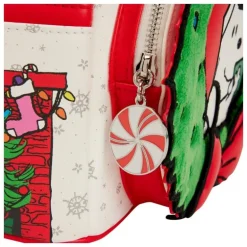 Mochila Mini Holiday Peanuts por Loungefly - Alta Calidad