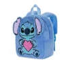 Mochila Plush Disney Lilo y Stitch Heart Azul