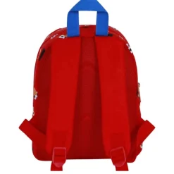 Mochila Preescolar Elmo Barrio Sésamo, Blanca y Roja