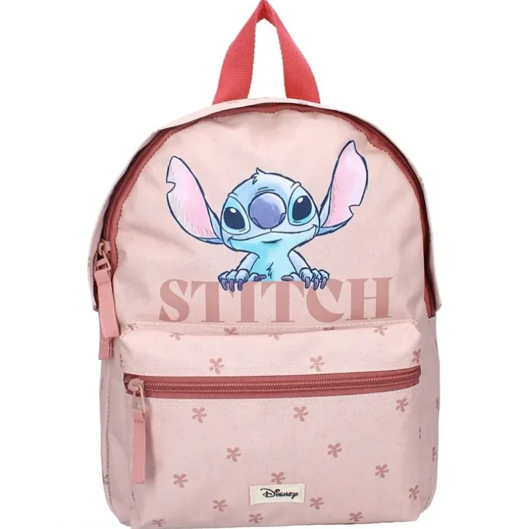 Mochila rosa Stitch - Lilo y Stitch, 31x28x2 cm, Disney