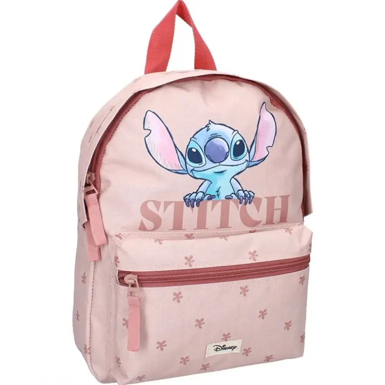 Mochila rosa Stitch - Lilo y Stitch, 31x28x2 cm, Disney