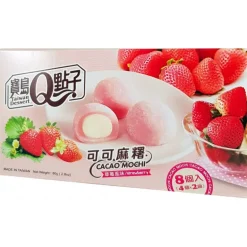 Mochis de fresa y cacao