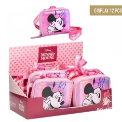 Monedero Iridiscente Minnie Mouse 100% PU Talla Única Rosa