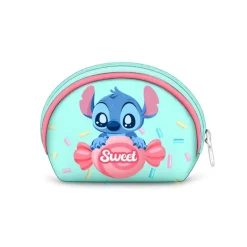 Monedero Oval Disney Lilo y Stitch Azul con Cremallera