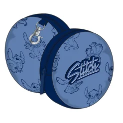 Monedero silueta Stitch azul 9cm