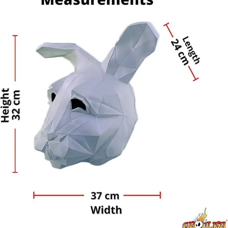 Máscara Conejo Poligonal Talla Única