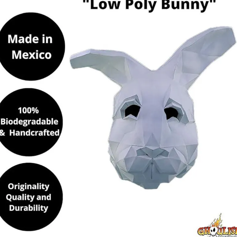 Máscara Conejo Poligonal Talla Única