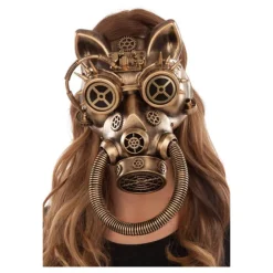 Máscara de Gato Steampunk