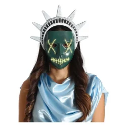 Máscara de La Libertad con Luz de Pvc