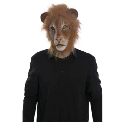 Máscara de León con pelo