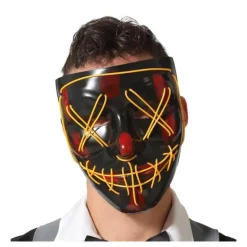 Máscara de PVC de Asesino con Luz