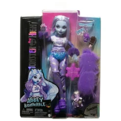 Muñeca Abbey Bominable de Monster High con Accesorios
