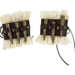 Muñequeras Steampunk con Balas