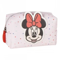 Neceser Aseo Viaje Minnie 100% PU Rosa con Motif
