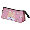 Oh My Pop Shiba Estuche Portatodo Triple Multicolor