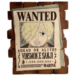 One Piece Hucha Sanji Wanted de PVC 15 cm