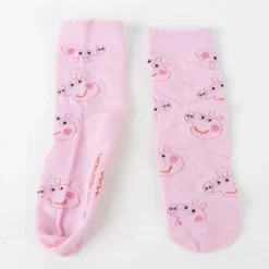 Pack 4 Calcetines Peppa Pig para Niños - Algodón y Lycra