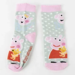 Pack 4 Calcetines Peppa Pig para Niños - Algodón y Lycra