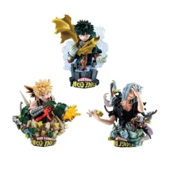 Pack 3 Figuras Megahouse Petitrama EX - My Hero Academia