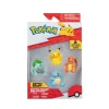 Pack 4 Figuras Pokémon Iniciales Kanto con Pikachu