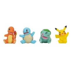 Pack 4 Figuras Pokémon Iniciales Kanto con Pikachu