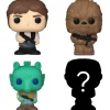 Pack 4 figuritas Bitty Pop! Han Solo Star Wars
