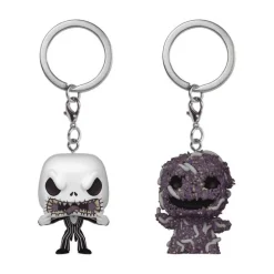 Pack 2 Llaveros POP! Vinyl Jack y Oogie de Pesadilla antes de Navidad