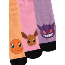 Pack 3 Pares Calcetines Pokémon Heads Colormix 35-38