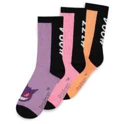 Pack 3 Pares Calcetines Pokémon Heads Colormix 35-38