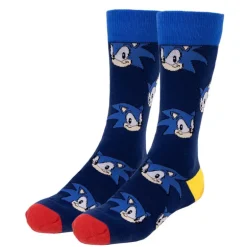 Pack 3 pares calcetines Sonic anillos