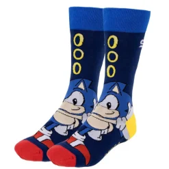 Pack 3 pares calcetines Sonic anillos