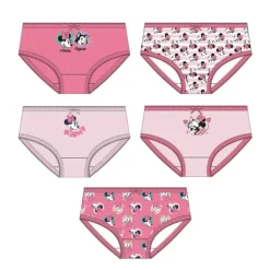 Pack Braguitas Minnie - Ropa Interior Infantil 100% Algodón