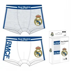 Pack de 2 Boxers Real Madrid Niños 100% Algodón