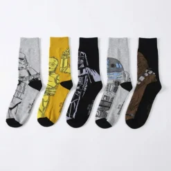 Pack de 5 Calcetines Star Wars Multicolor Talla Única 38-45
