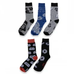 Pack de 12 Calcetines Star Wars Multicolor Talla 38-45