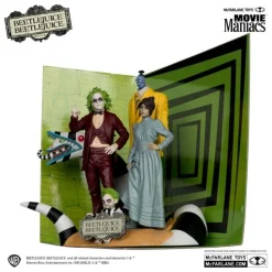 Pack de 4 Estatuas Beetlejuice Movie Maniacs