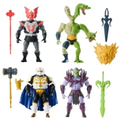 Pack de 4 Figuras Masters of the Universe Origins Exclusivas 14 cm
