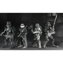 Pack de 4 Figuras Universal Monsters x Teenage Mutant Ninja Turtles Black & White